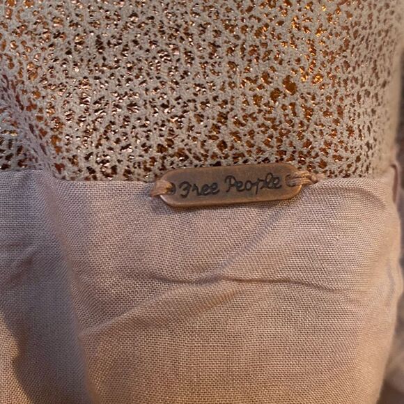 Free People Modern Femme Vegan Metallic Mini Skirt - Women’s XS - Picture 6 of 9